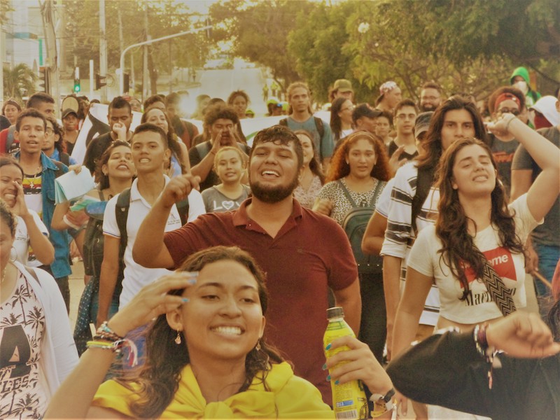 Protesta estudiantil 3 |Foto: Alfredo González
